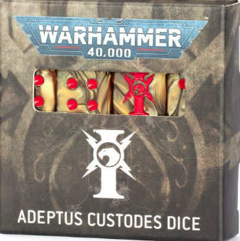 Warhammer 40k - Adeptus Custodes - Dice