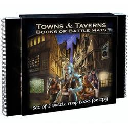 Loke Battle Mats - Books of Battle Mats - Towns & Taverns - 80 Pages