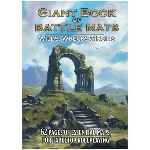 Loke Battle Mats - Giant Book of Battle Mats - Wilds, Wrecks, & Ruin