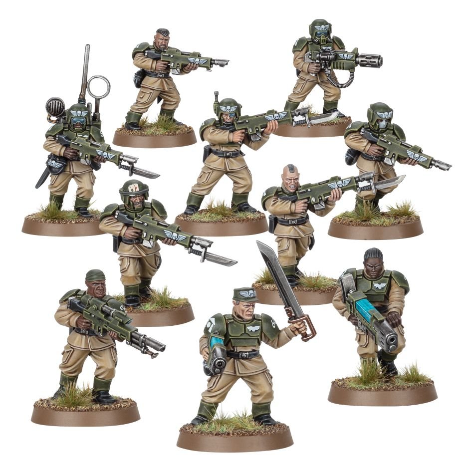 Warhammer 40K Astra Militarum Cadian Shock Troops