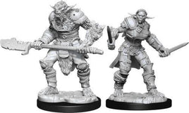 WizKids 90311 - D&D Nolzur's Marvelous Miniatures - Bugbear Barbarian & Bugbear Rogue