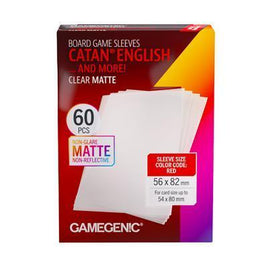 Gamegenic - Catan English (and more) Matte 56x82mm Board Game Sleeves (60 Count)