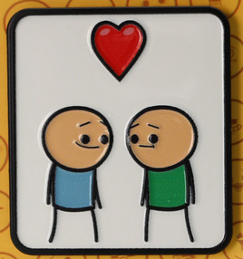 Foam Brain Games Enamel Pin - Cyanide & Happiness: Heart