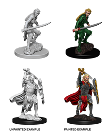 WizKids 73385 - D&D Nolzur's Marvelous Miniatures - Female Elf Fighter
