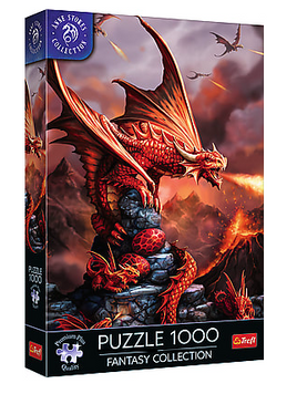 Trefl Prime - Anne Stokes Fire Dragon 1000pc Puzzle