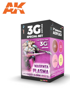 AK Interactive - Magenta Plasma and Magenta Glowing 3Gen Acrylics Special Set