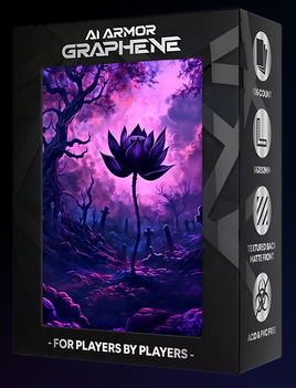 AI Armor - Standard Art Sleeves - Graphene Matte Graveyard Black Lotus 100ct