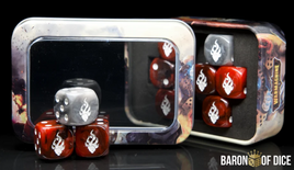 Baron of Dice - Warmachine: Dusk Fane of Nyrro Official Dice Set