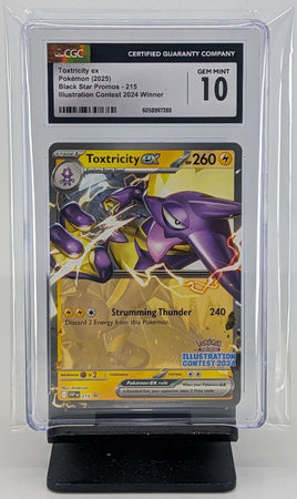 Graded Pokemon - Toxtricity ex Black Star #215 CGC 10 GEM MINT