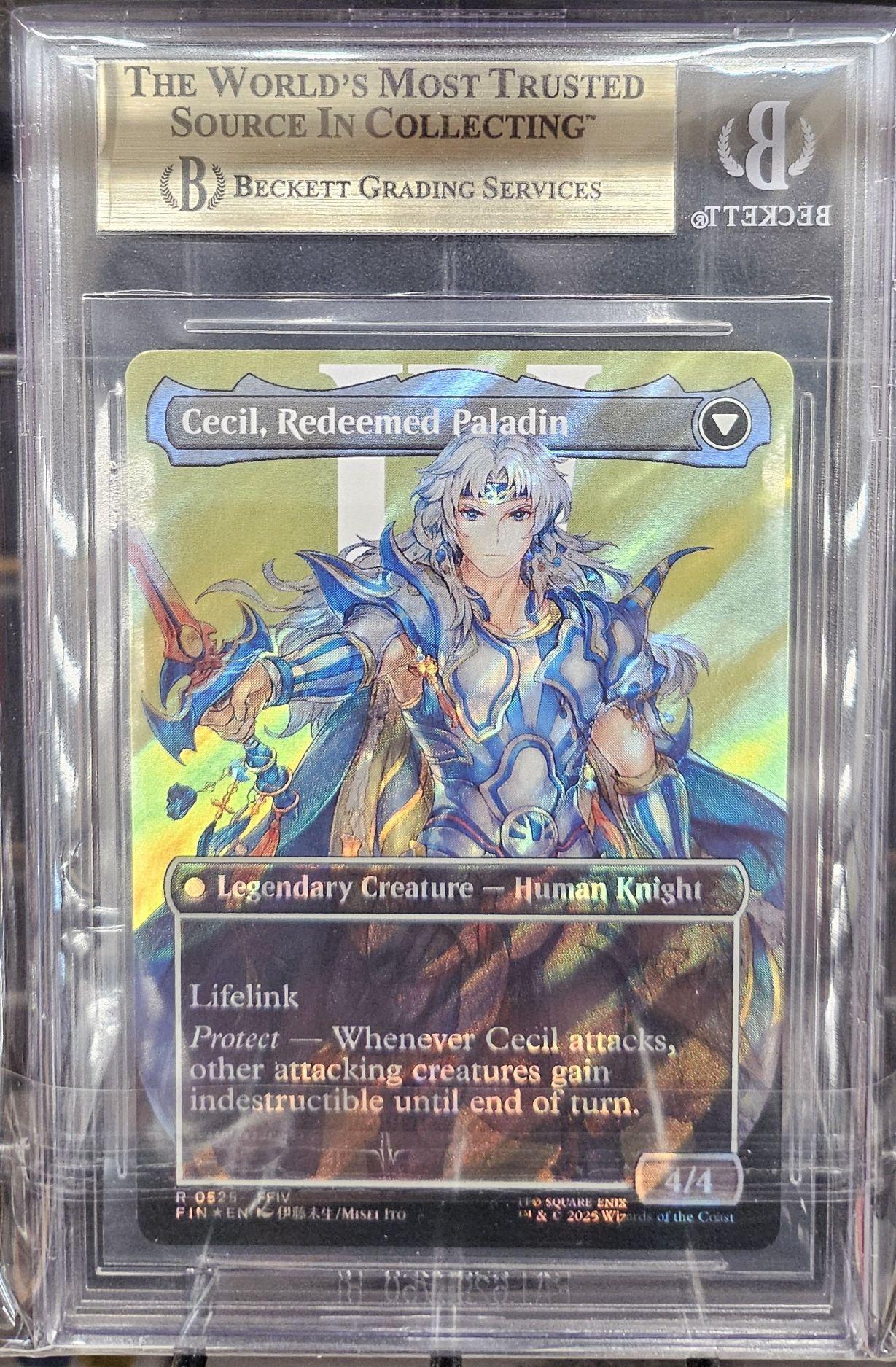 Graded Magic the Gathering - Cecil, Dark Knight #0525 Surge Foil Becke| Gamers N Geeks Graded Magic the Gathering - Cecil, Dark Knight #0525 Surge Foil Becke| Gamers N Geeks