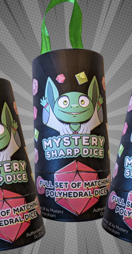 Mystery Dice Goblin - Mystery Sharp RPG Dice Set