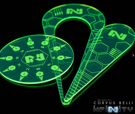 Infinity - Template Pack Fluorescent Green Hollow