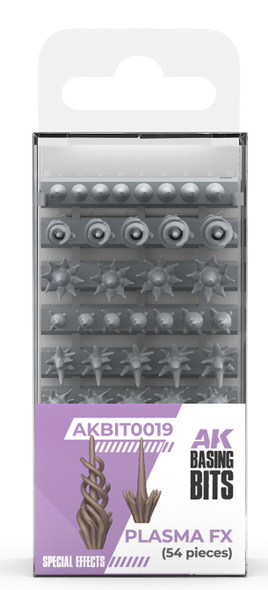 AK Interactive - Basing Bits: Plasma Effects (54 Pieces)