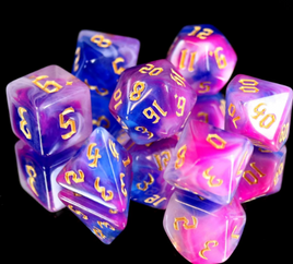 Die Hard Dice - Rose Gold RPG Dice Set