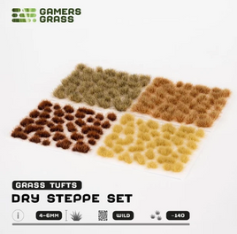 Gamers Grass - Dry Steppe Grass Tufts Set