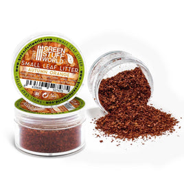 Green Stuff World - Basing Effects: Autumn Orange Small Leaf Litter
