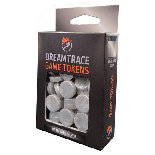 Dreamtrace Game Tokens - Werebane Silver 40ct
