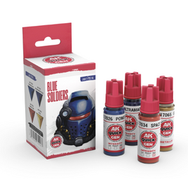 AK Interactive - Paint Set - Blue Soldiers Quick Gen Acrylic Set
