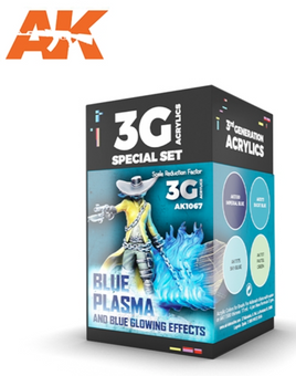AK Interactive - Blue Plasma and Blue Glowing 3Gen Acrylics Special Set