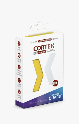 Ultimate Guard Cortex - Matte Yellow Sleeves 60 Count