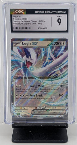 Graded Pokemon - Lugia ex Holo #017 CGC 9 MINT