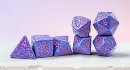 Chessex 25367 - Speckled Purple Passion with Pink RPG Dice Set