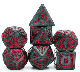 Foam Brain Games - Huge Black Castle RPG Dice Set