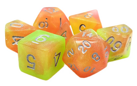 Old School Dice - Galaxy: Sunburst RPG Dice Set