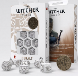 Q Workshop - The Witcher: Geralt The White Wolf RPG Dice Set