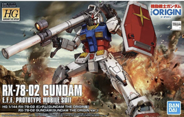 Bandai - Gundam the Origin - RX-78-02 Gundam EFF Prototype Mobile Suit HG 1/144 Kit