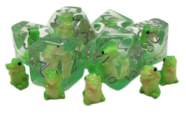 Old School Dice - Animal Kingdom: Crocodile RPG Dice Set
