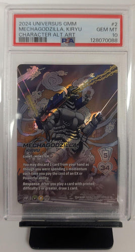 Graded Card - Universus - Mechagodzilla, Kiryu ALT #2 PSA 10 GEM MT