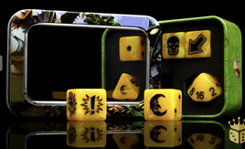Baron of Dice - Bloody Football: Twilight Goblin Moon Dice Set