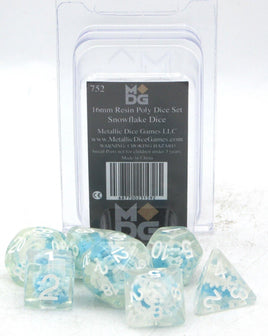 Fanroll - Snowflake RPG Dice Set