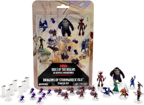 D&D - Idols of the Realms - 2D Acrylic Set - Dragons of Stormwreck Isle Starter Set