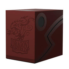 Load image into Gallery viewer, Dragon Shield - Deck Box - Double Shell Blood Red &amp; Black 150