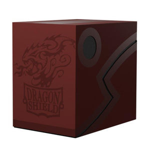 Dragon Shield - Deck Box - Double Shell Blood Red & Black 150