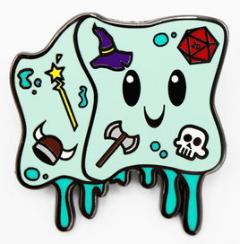 Foam Brain Games Enamel Pin - Monster Index: Gelly Cube