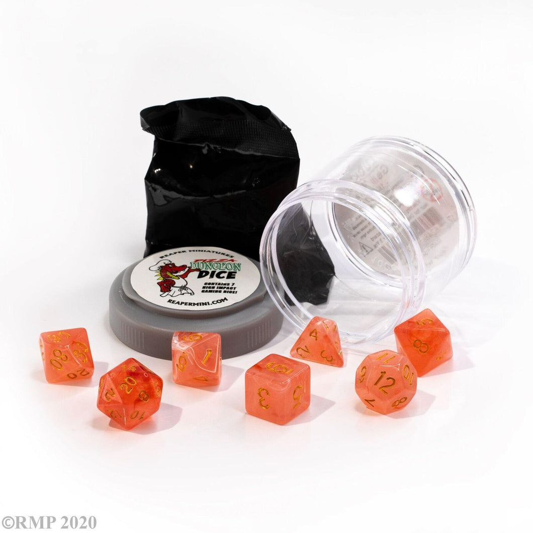 Pizza Dungeon Dice - Lucky - Gem Red