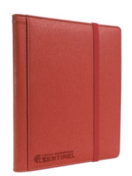 Legion - 4-Pocket Sentinel Spaceport-4 Red Binder (160 Capacity)