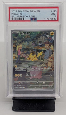 Graded Pokemon - Pikachu IR #173 PSA 9 MINT