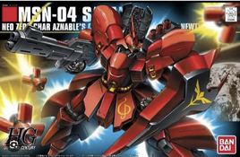 Bandai - Universal Century - MSN-04 Sazabi Char Aznable's Counterattack HG 1/144 Scale Model Kit