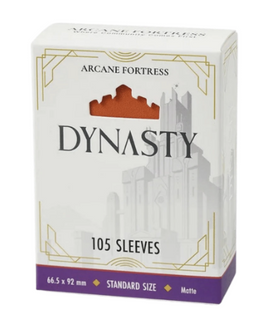 Arcane Fortress - Dynasty Fire Orange Matte Sleeves 105 Count