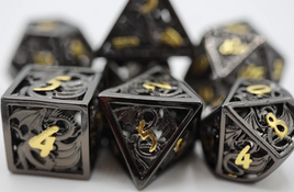 Foam Brain Games - Dragon Essence: Night Hollow Metal RPG Dice Set