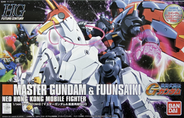 Bandai - Future Century - GF13-001NHII Master Gundamn & Fuunsaiki Neo Hong Kong Mobile Fighter 1/144 HG Kit