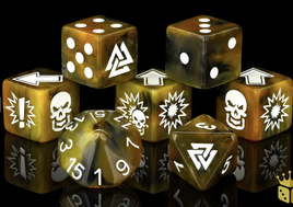 Baron of Dice - Bloody Football: Glorious Ale Nordic Rune Dice Set