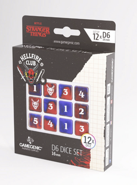 Gamegenic - Hellfire Club d6 Dice Set (12 Count)