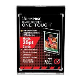 Ultra Pro - One-Touch Magnetic Card Holder 35pt Black Border