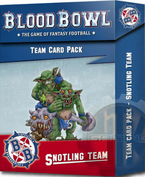 Games Workshop Blood Bowl: Snotling Team Card Pack (Second Edition 2022) - 44 Karten Für Snotling Teams