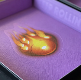 Dice Throne - Purple Flaming Die Dice Tray